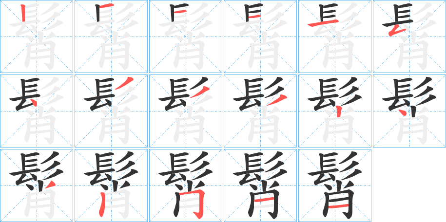 髾 髾