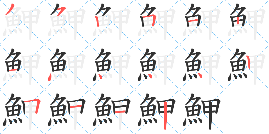魻 魻