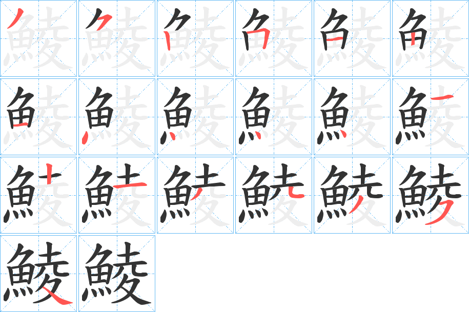鯪 鯪
