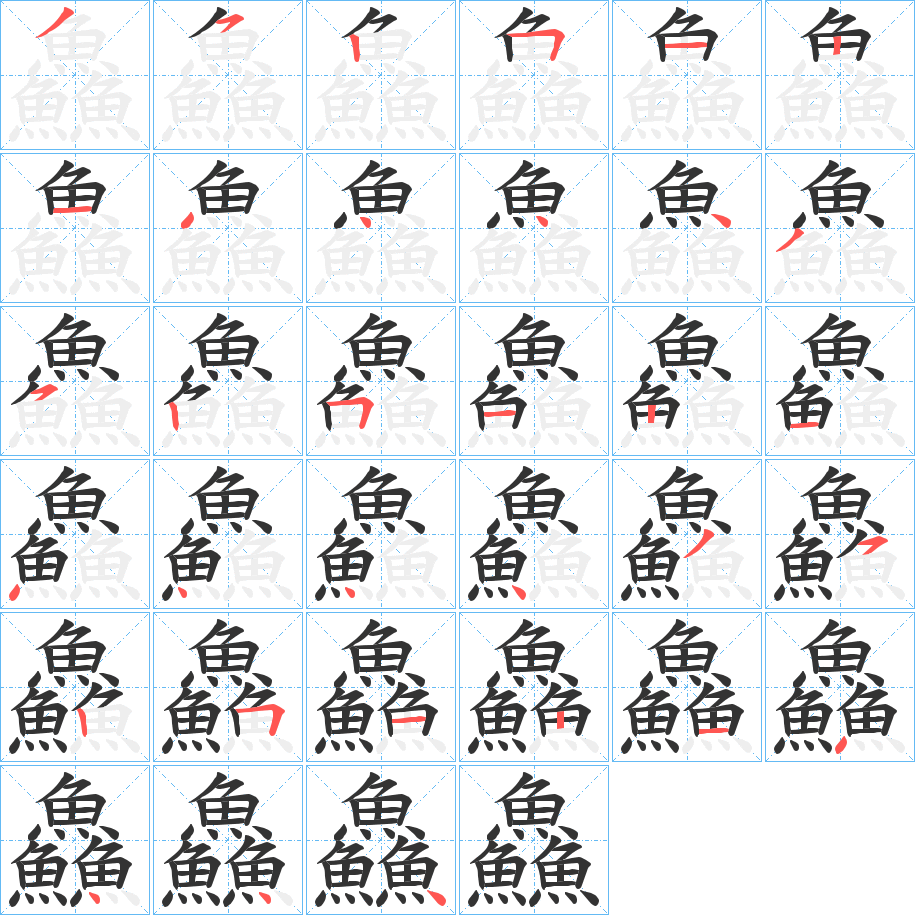 鱻 鱻